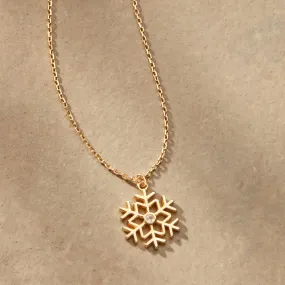 Gold Snowfall Necklace