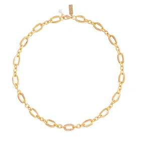 Gold Venice Chain Choker Necklace