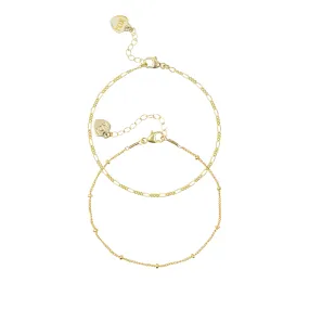 Golden Anklet Set