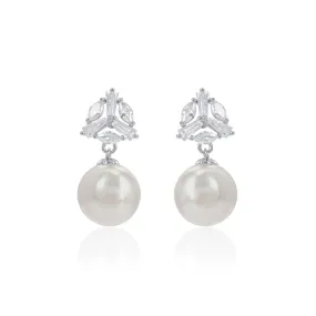 Graceful Pearl Drop Earrings