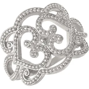 Granulated Filigree Design Ring