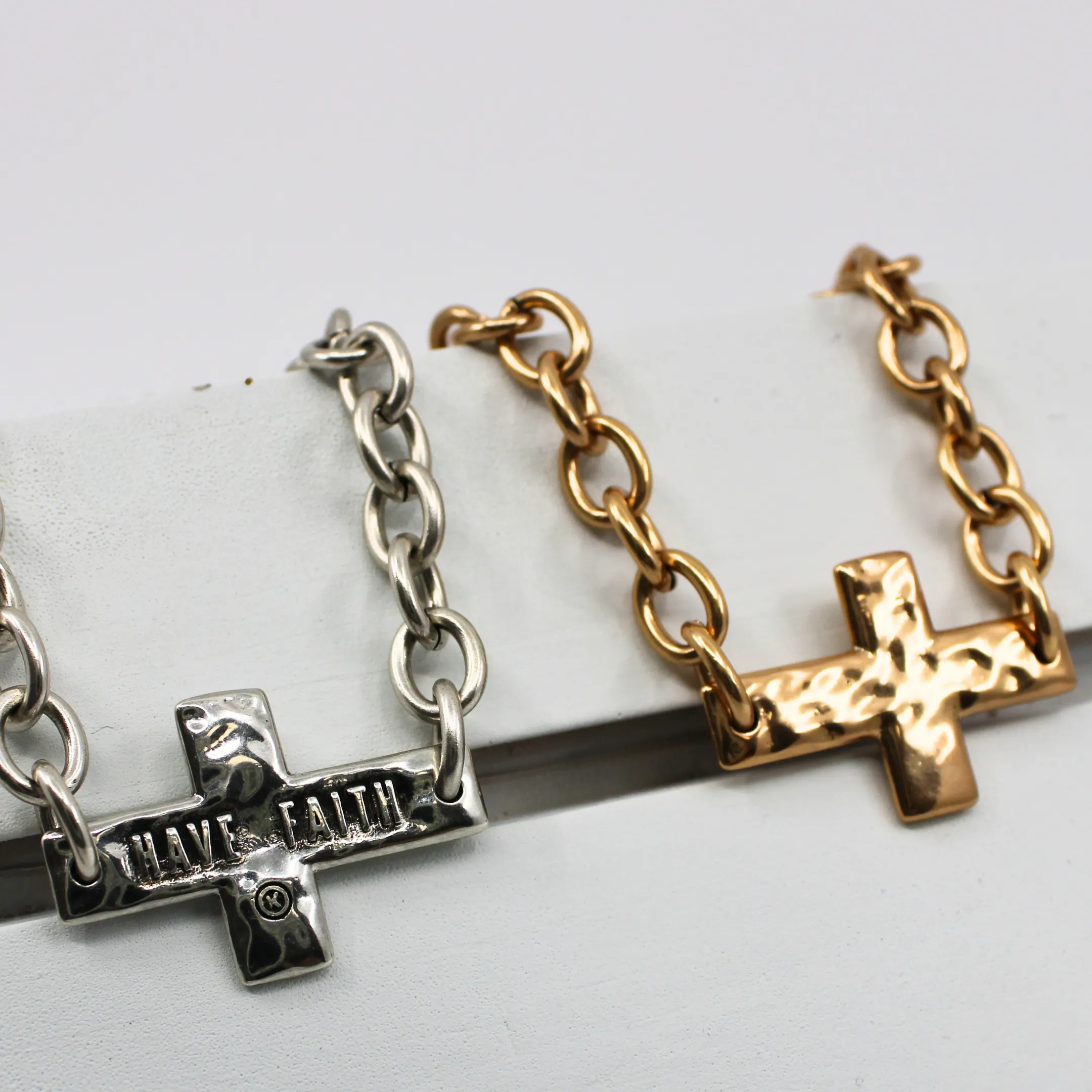 HAVE FAITH | CROSS | Midi Choker