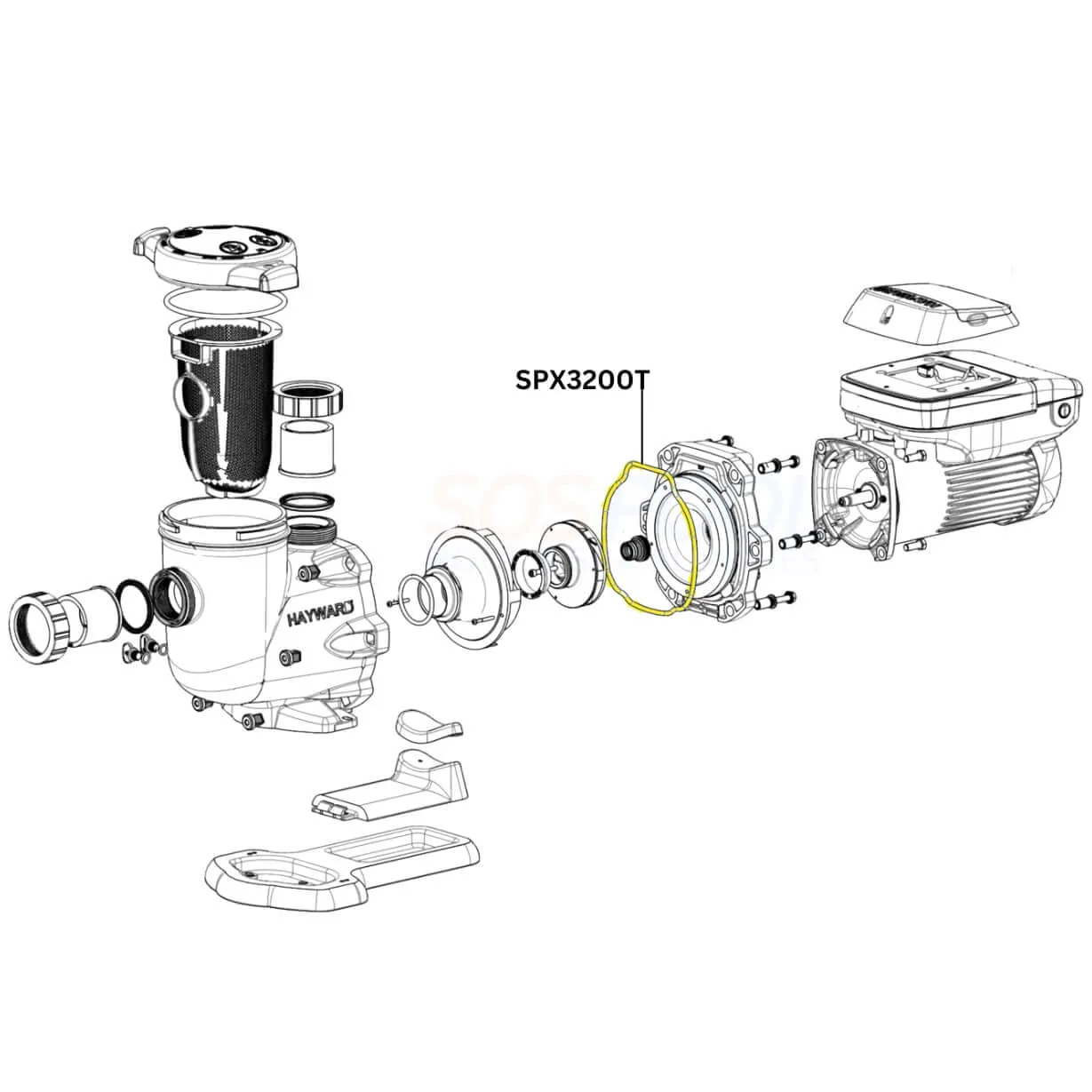 Hayward Housing O-Ring For TriStar and EcoStar Pumps | SPX3200T