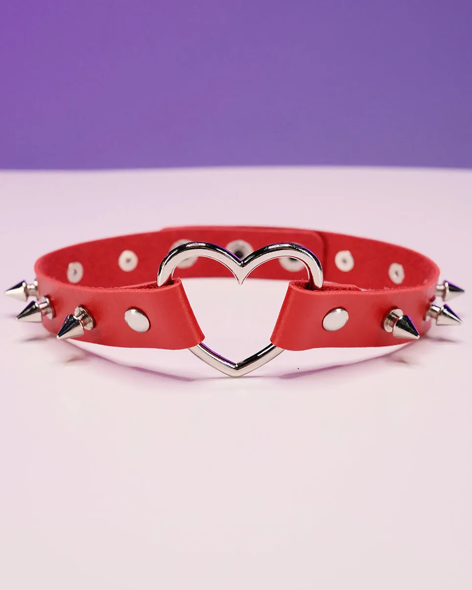 Heart Spike Choker