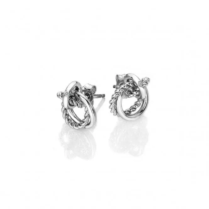 Hot Diamonds Sterling Silver Unity Circle Earrings DE610