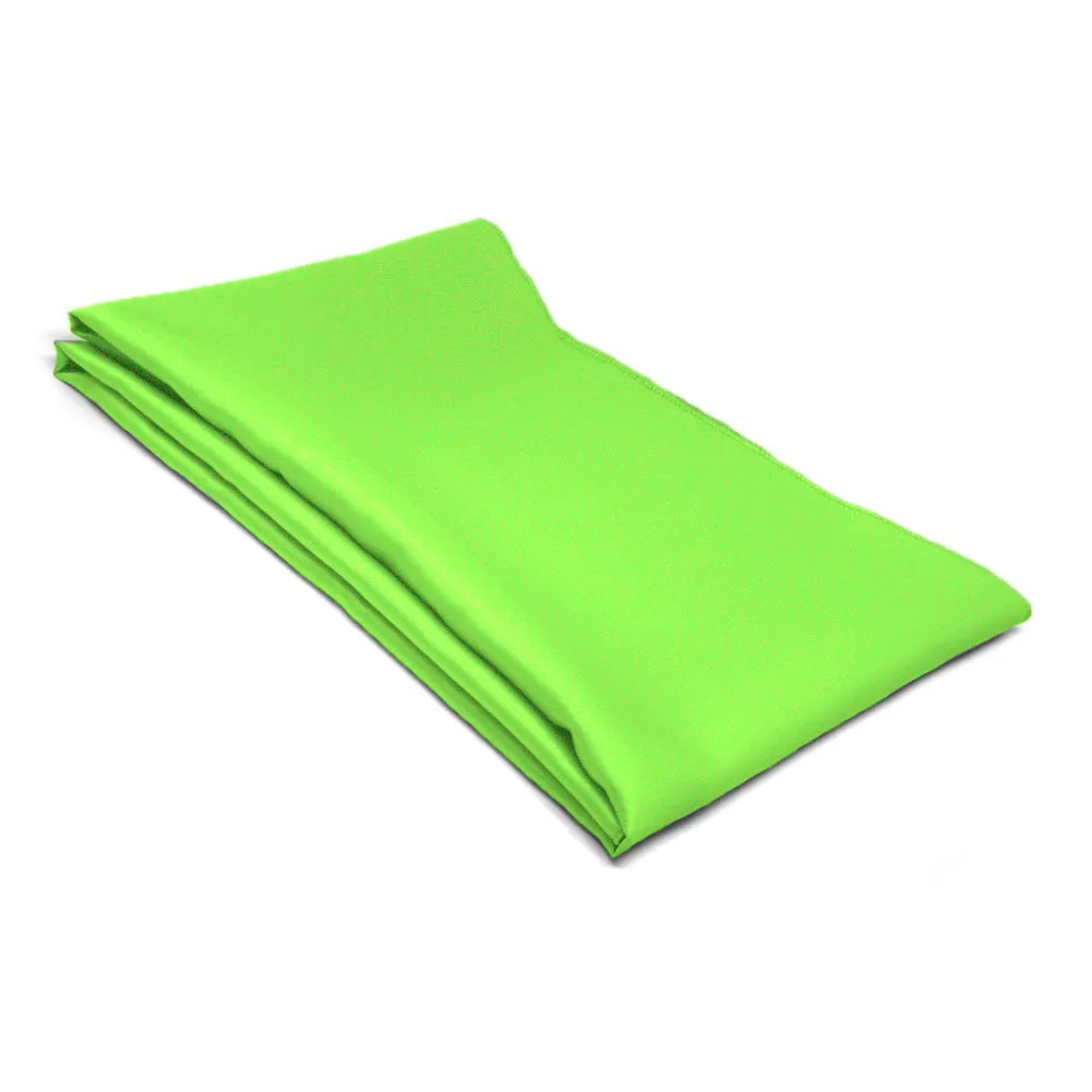 Hot Lime Green Solid Color Scarf