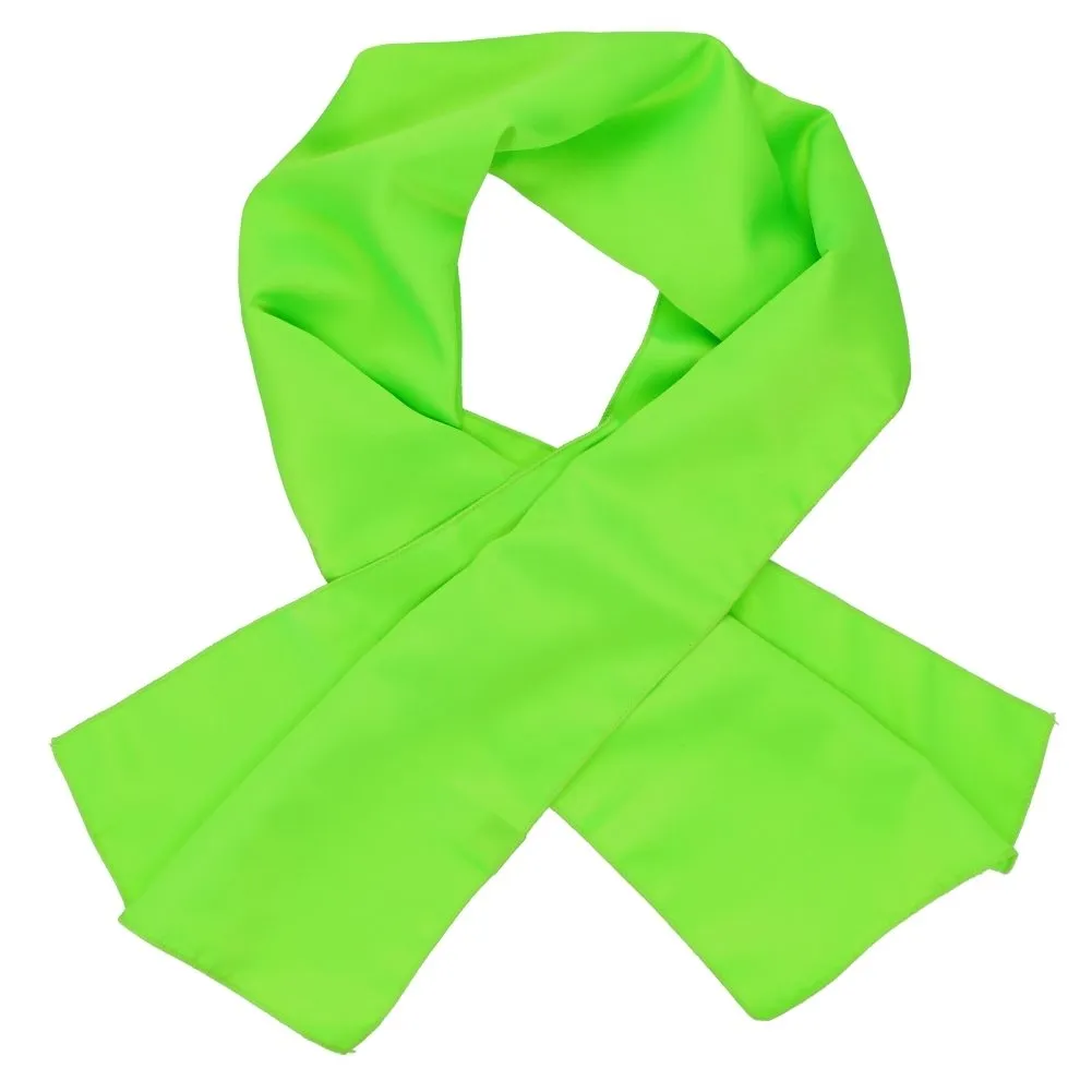 Hot Lime Green Solid Color Scarf