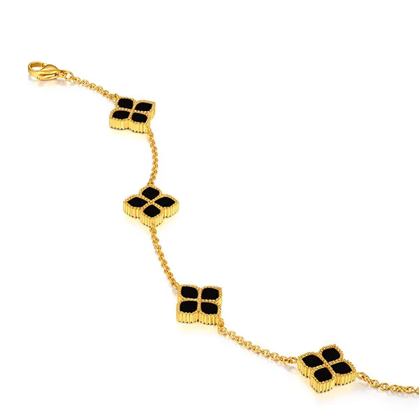 Joory / Choker Necklace Black Gold