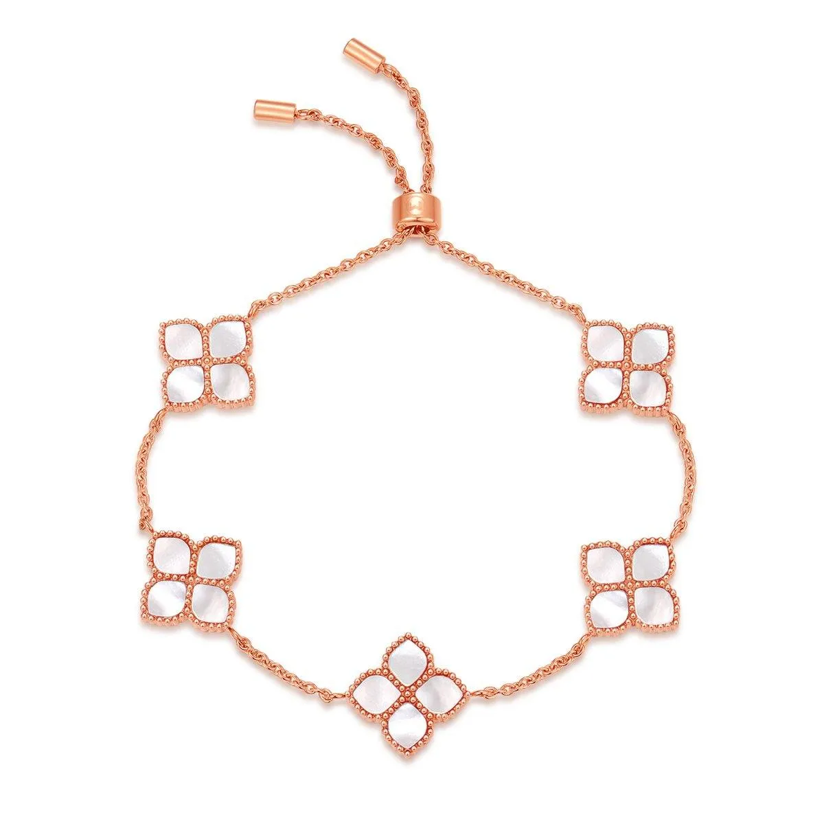 Joory / Choker Pearl Rose Gold Set