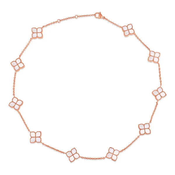 Joory / Choker Pearl Rose Gold Set