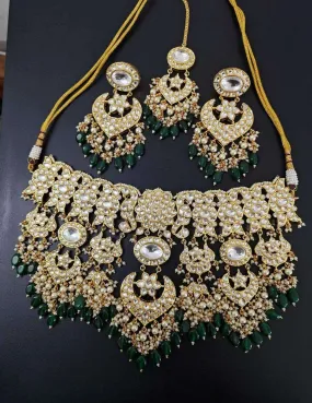 Kundan Jadau Polki Necklace Set