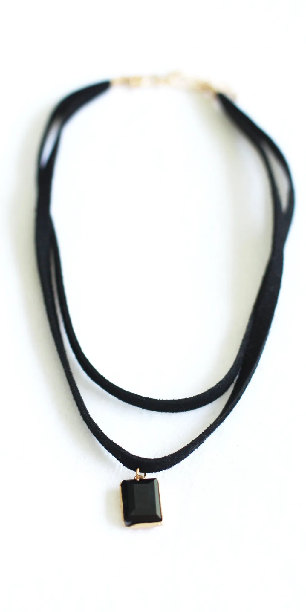 Laced Pendant Choker