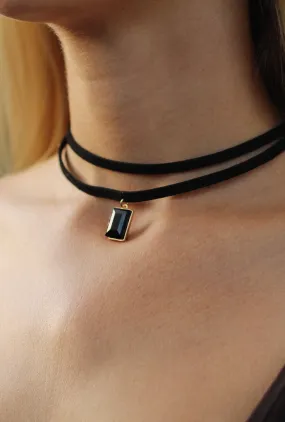 Laced Pendant Choker