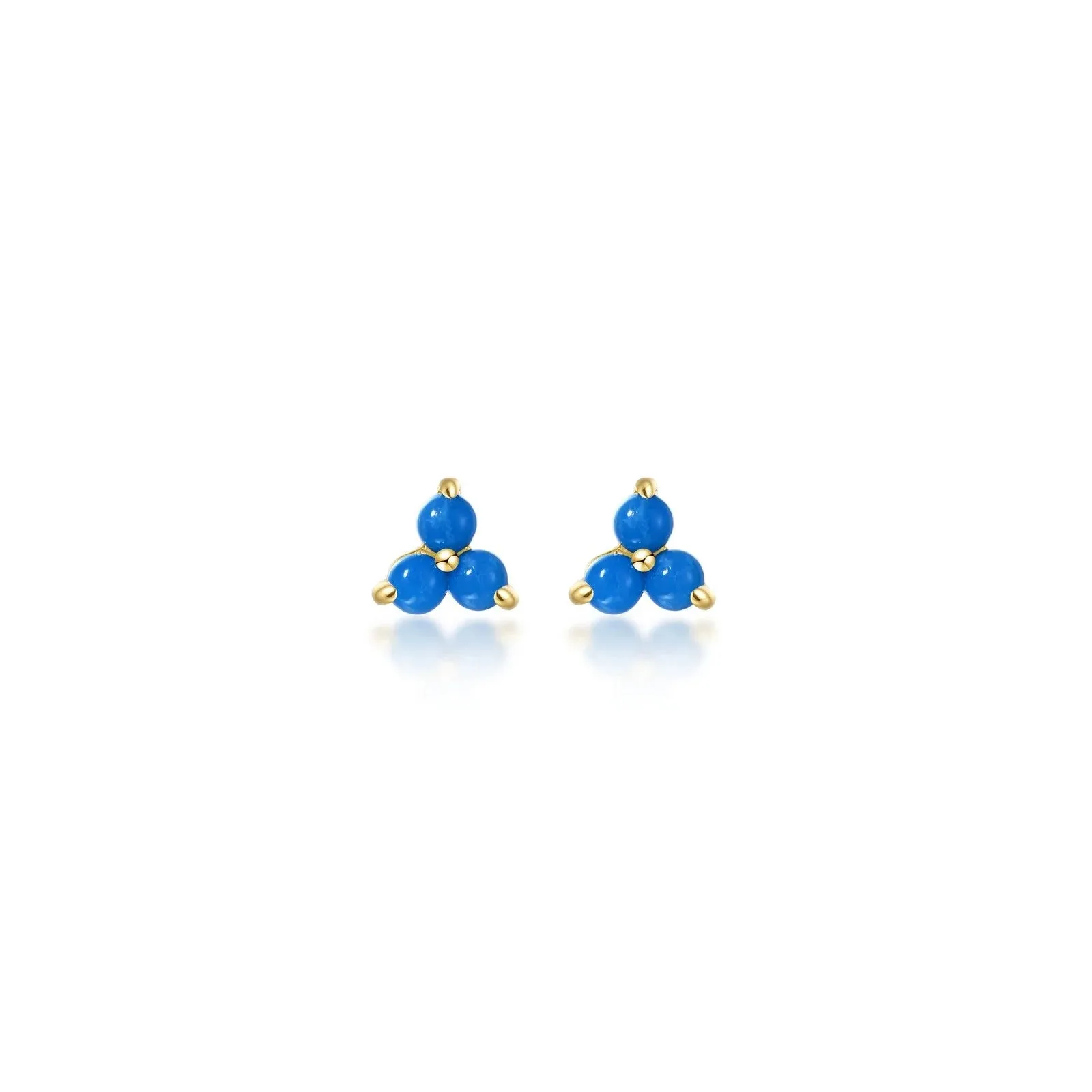 Lafonn Charming Turquoise Trinity Stud Earrings E0633TQG