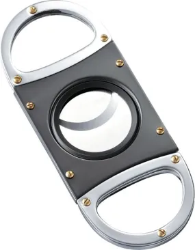 Lantau Gunmetal & Chrome Cigar Cutter