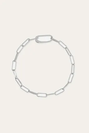 Large Link Silver Plated (Anklet/Bracelet)