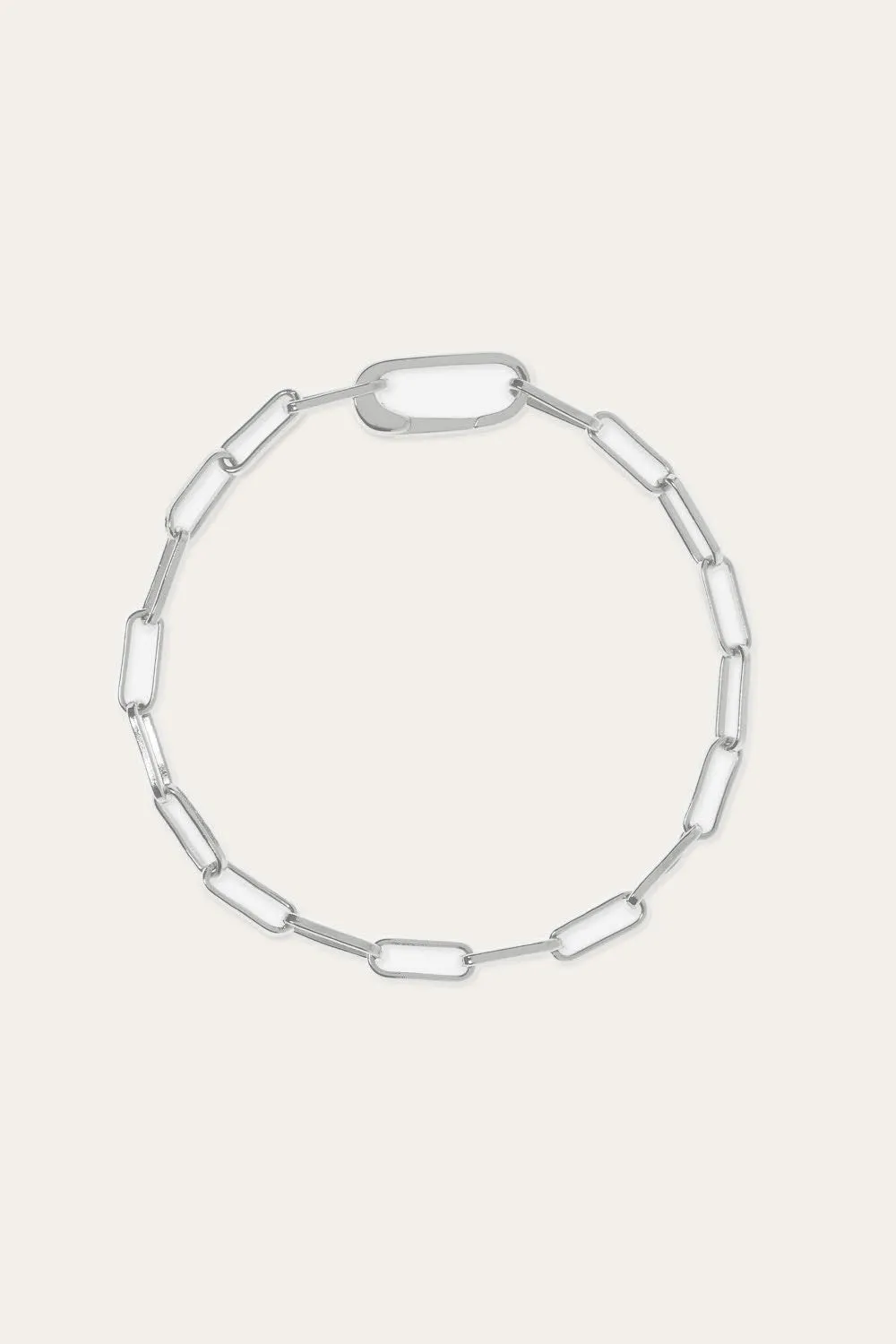 Large Link Silver Plated (Anklet/Bracelet)