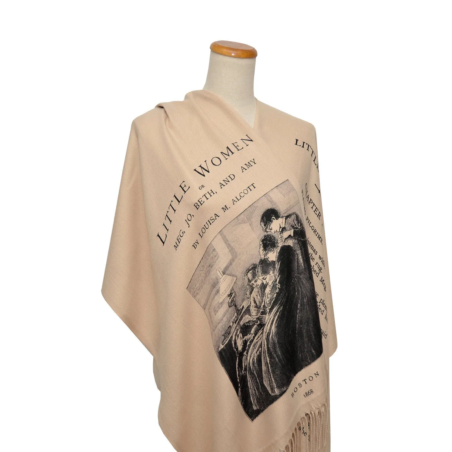 Little Women by  Louisa M. Alcott Shawl Scarf Wrap