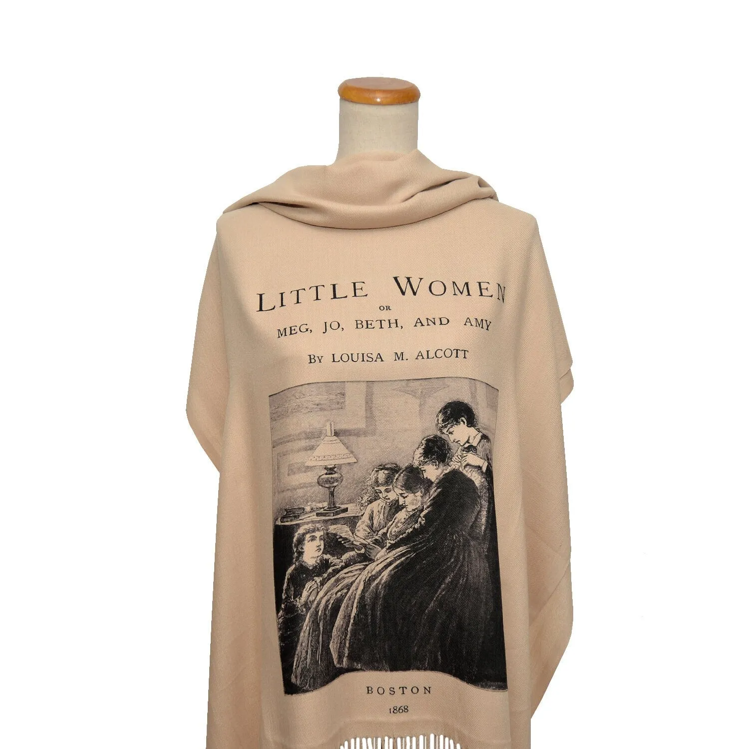 Little Women by  Louisa M. Alcott Shawl Scarf Wrap