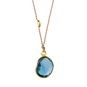 London Blue Topaz Necklace