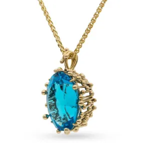 London Blue Topaz Pendant