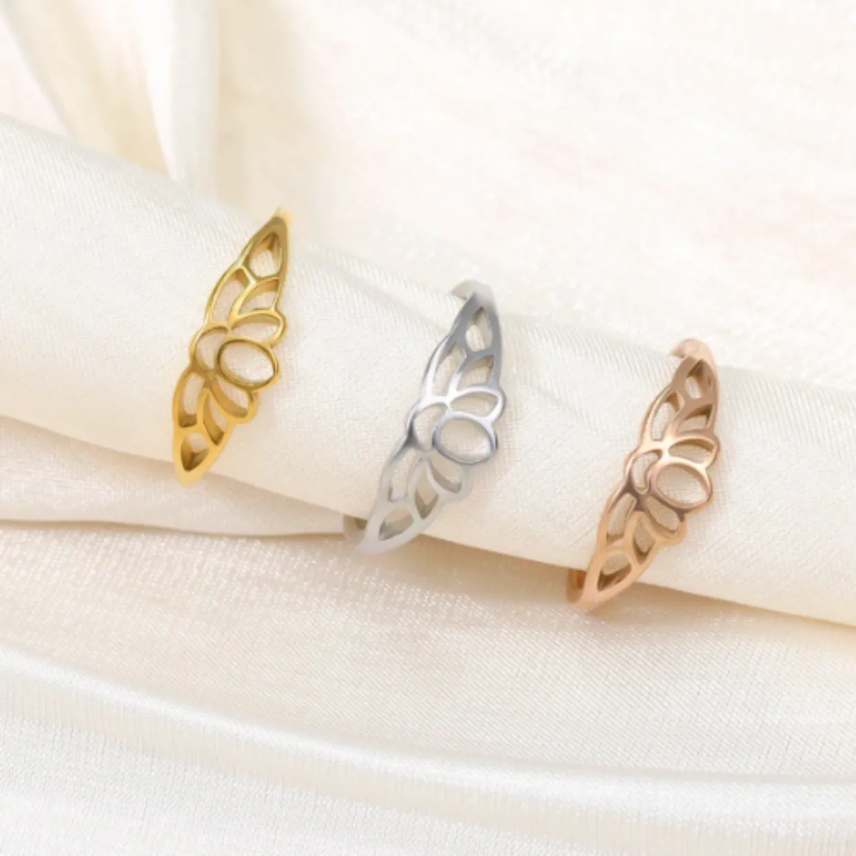 LOTUS  - ROSE GOLD / GOLD & SILVER WATERPROOF TOE RINGS