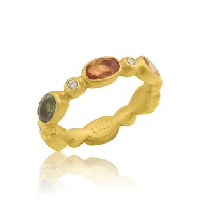 Love Band Tuitti Frutti Thick Gold Band