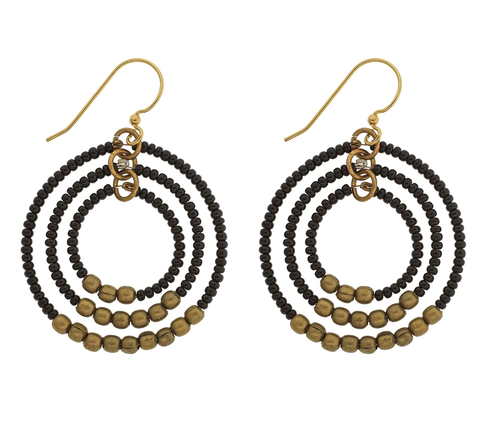 <br> Gyroscope Earring <br> Black