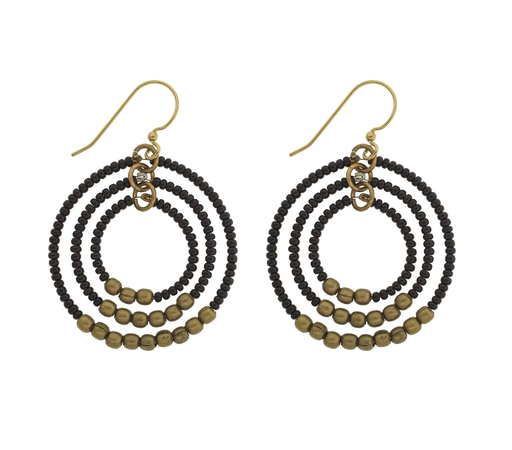 <br> Gyroscope Earring <br> Black