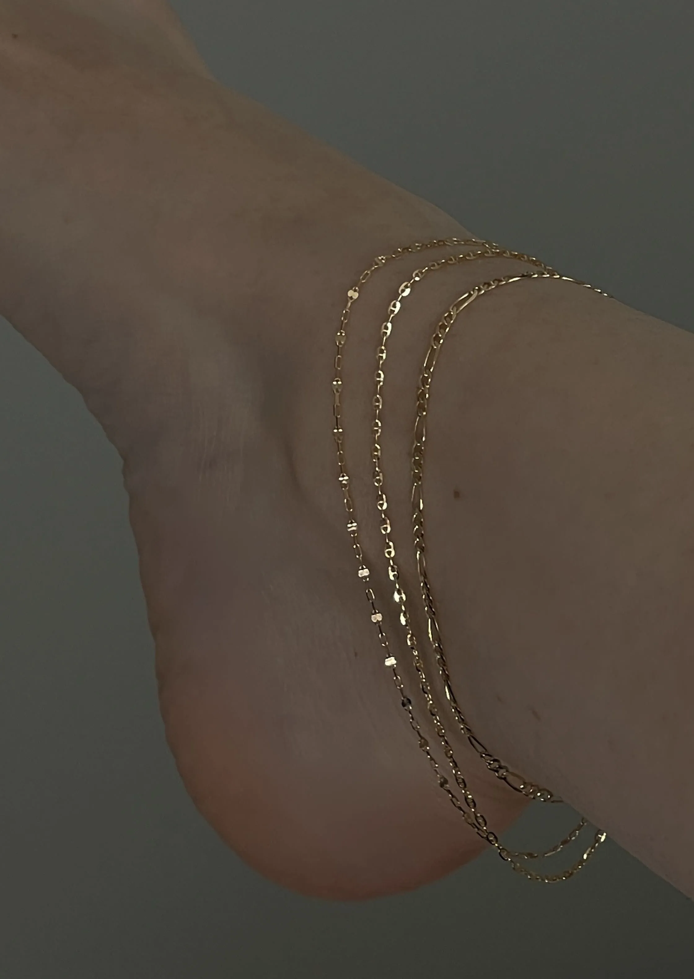 Micro Mariner Chain Anklet