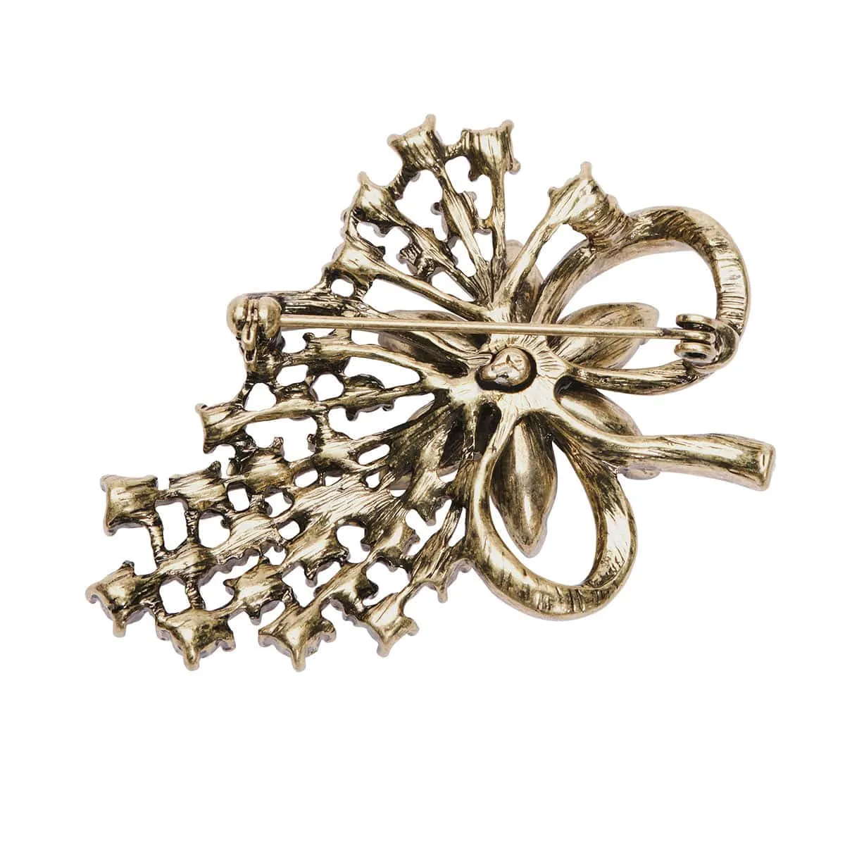 Miriam Haskell Flower Brooch