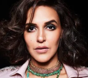 Neha Dhupia In Emerald Choker