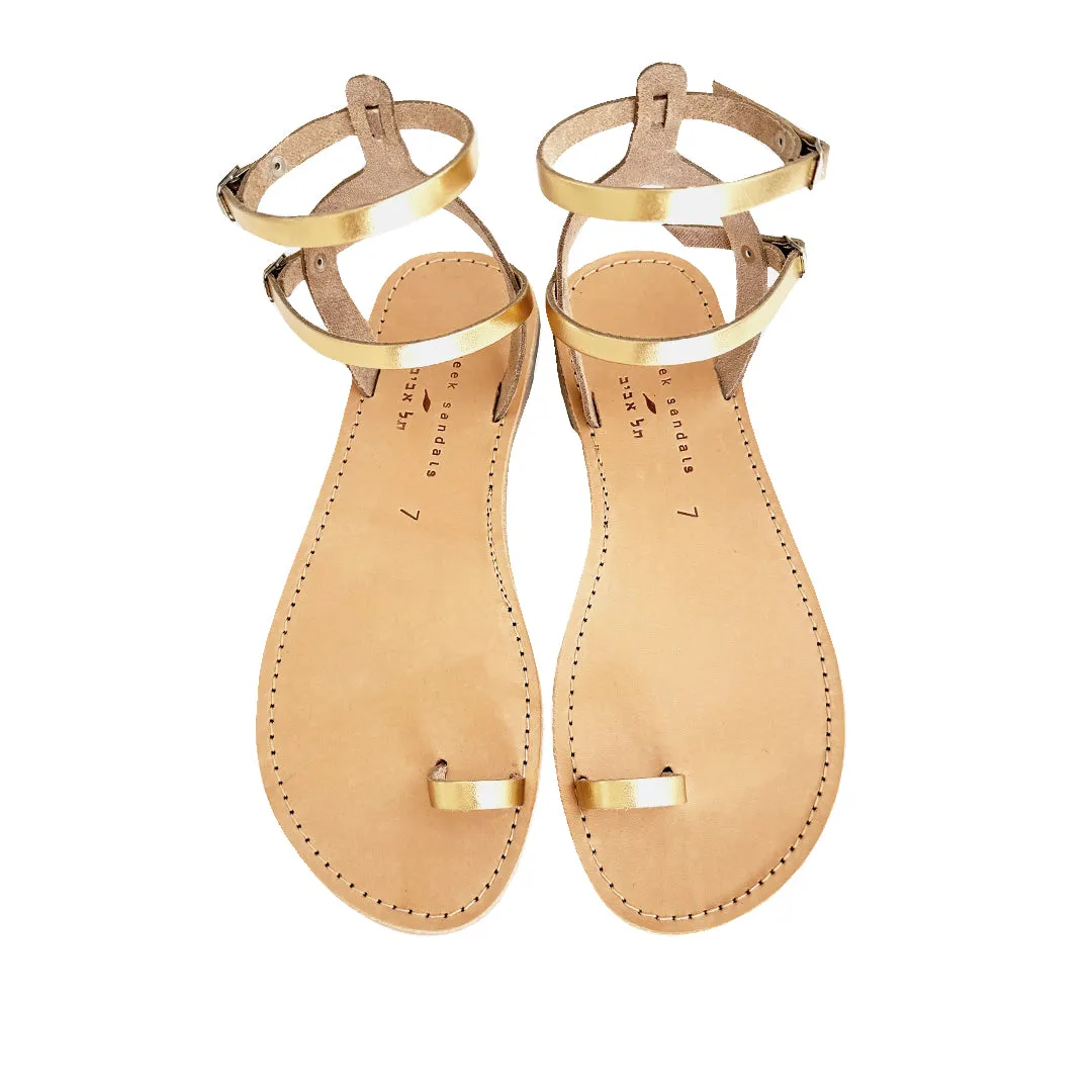 OFIR SANDALS ANTIQUE GOLD