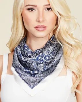 Paisley Pattern Square Scarf