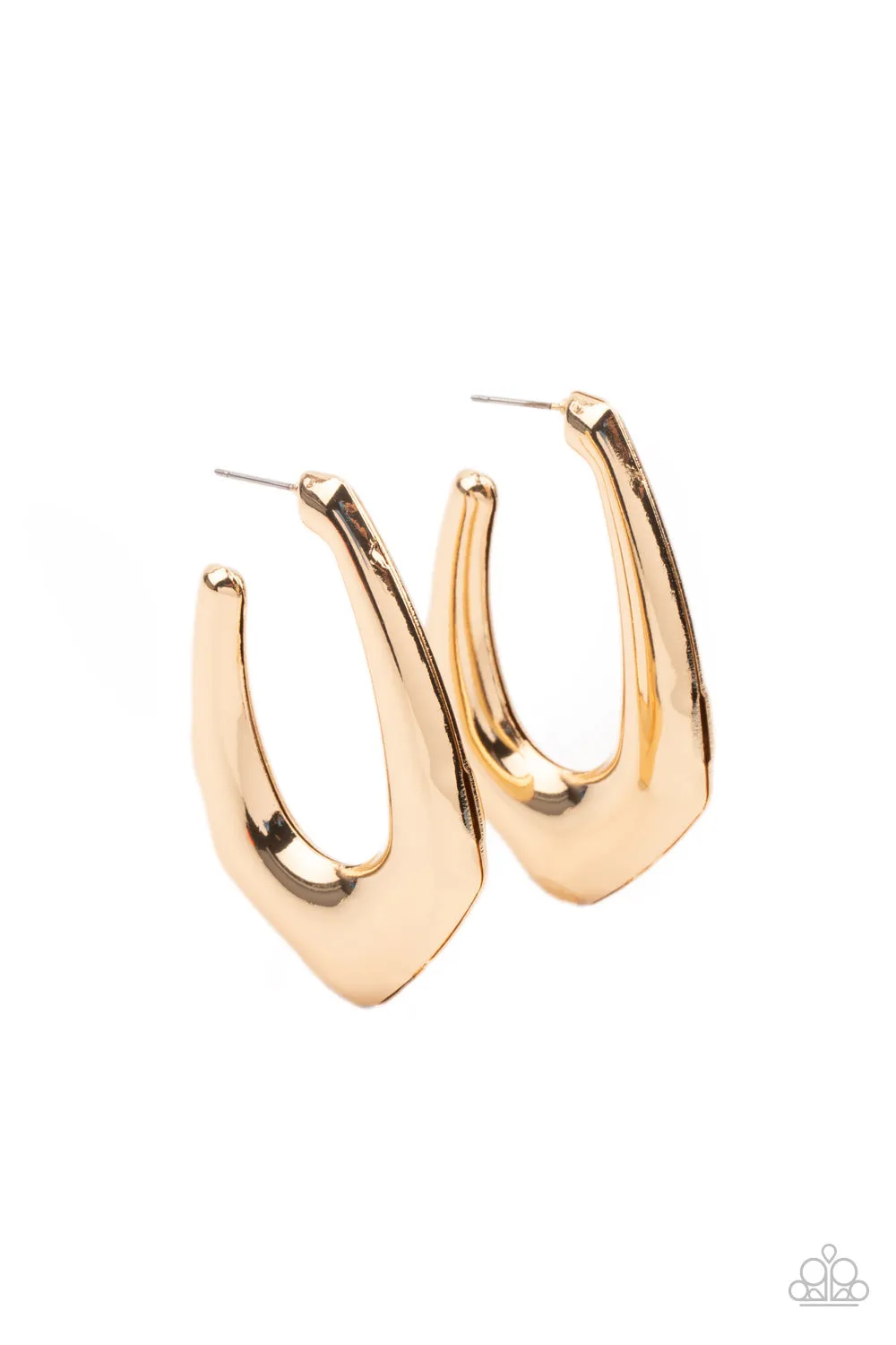 Paparazzi Find Your Anchor Earrings Gold