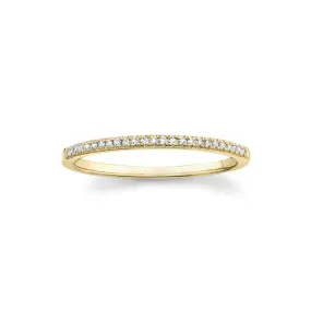 Petite Diamond Halfway Band