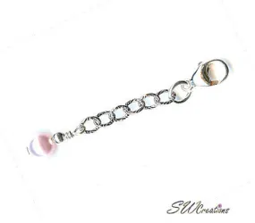 Pink Pearl Anklet Jewelry Extender