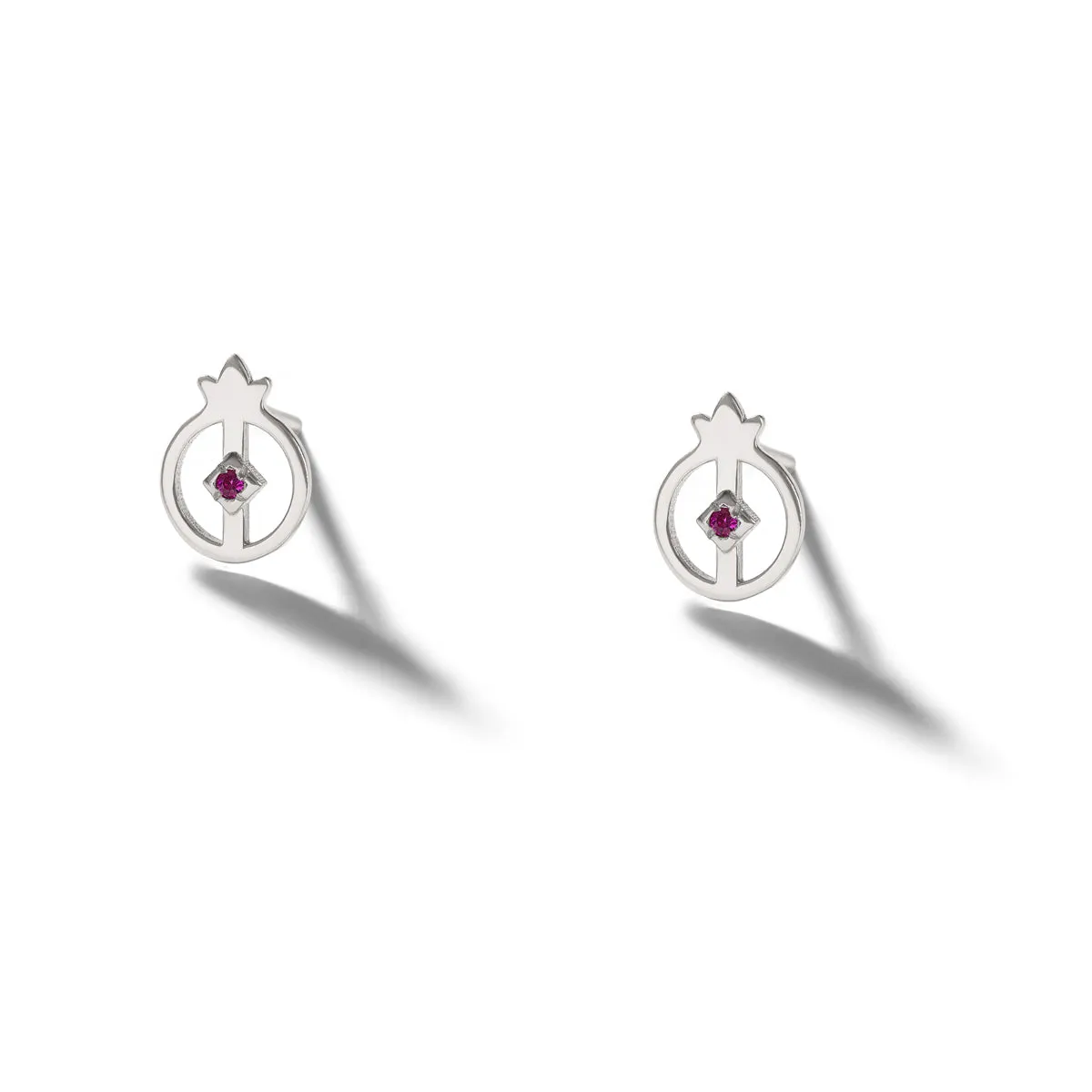 Pomegranate Stud Earrings