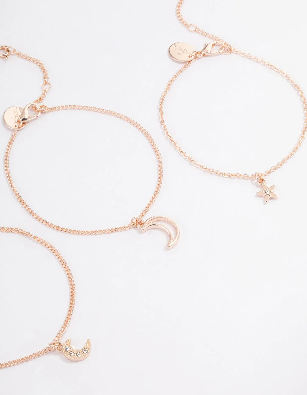 Rose Gold Celestial Bracelet or Anklet Pack