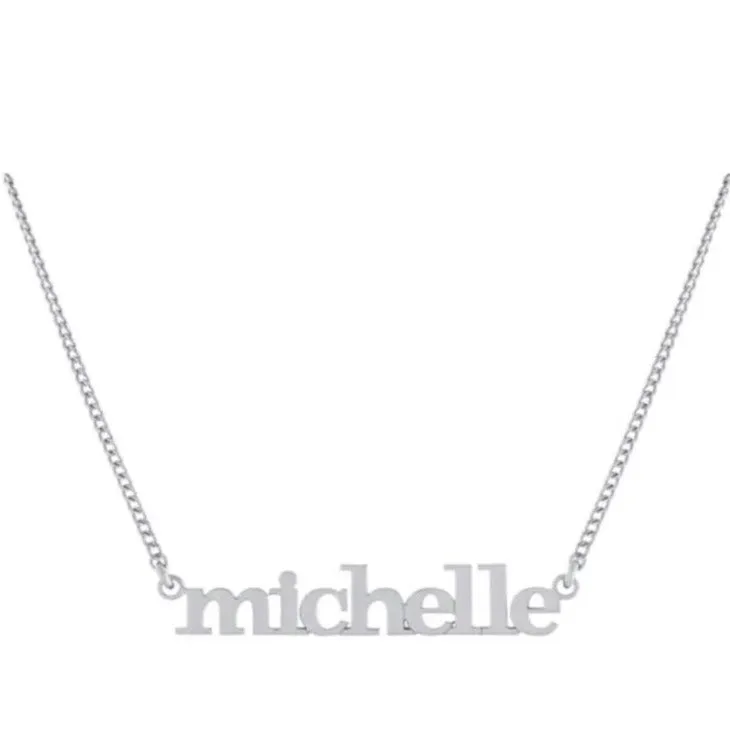 Saranda Lowercase Custom Name Necklace