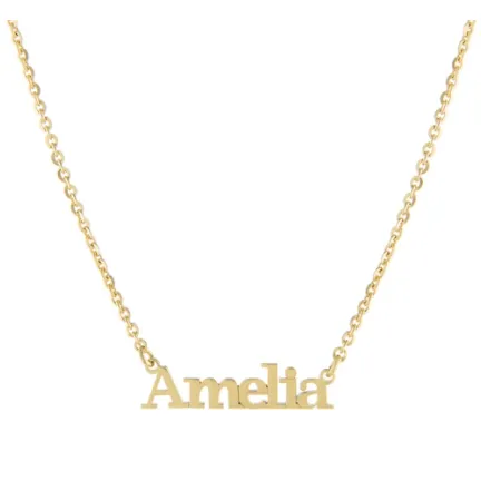 Saranda Lowercase Custom Name Necklace