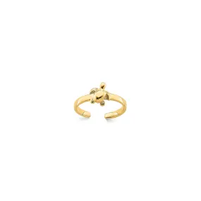 Sea Turtle Toe Ring (14K)