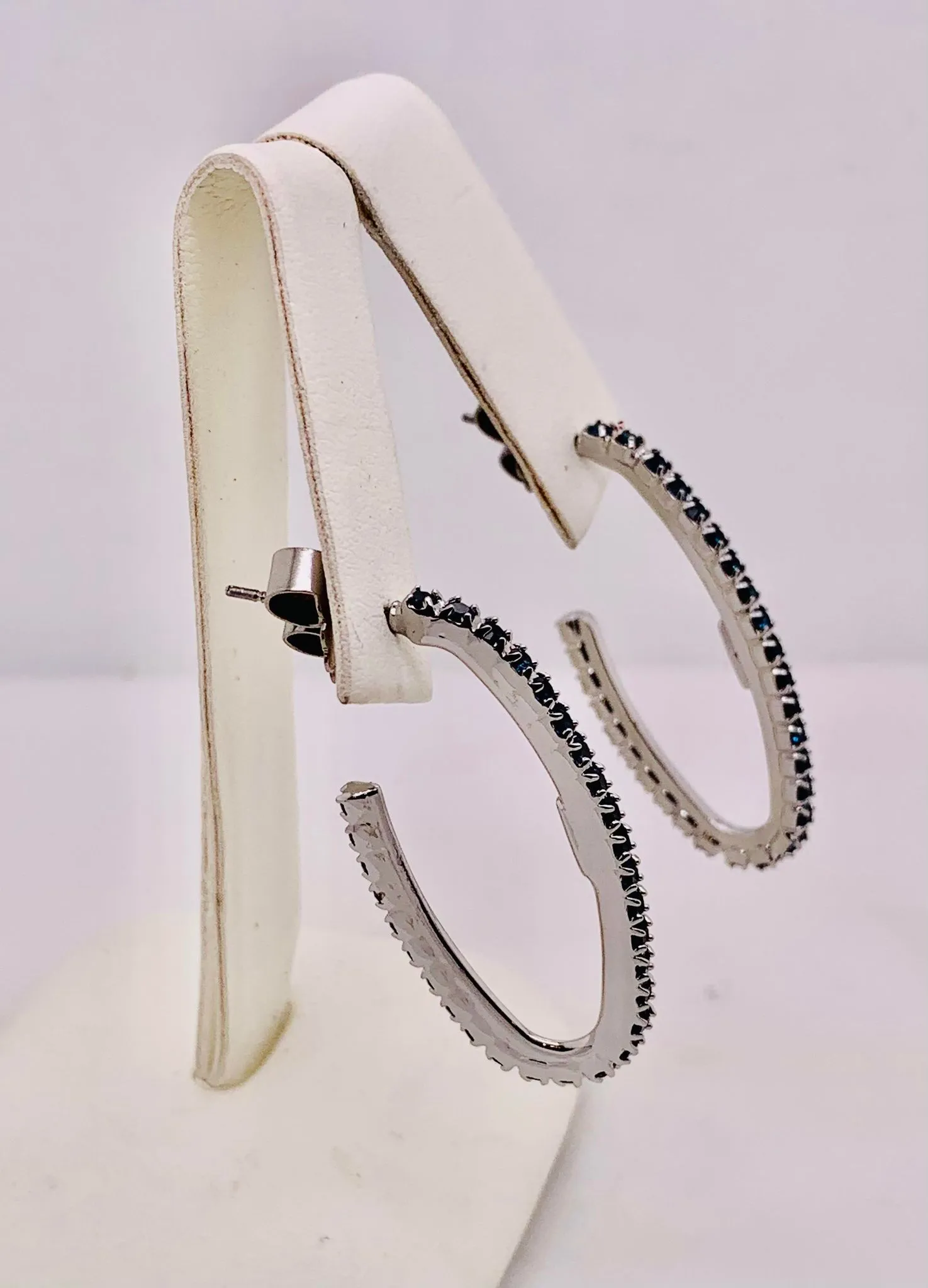 Shay Rhinestone Hoop Earrings