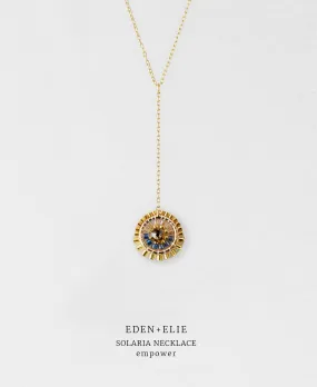 Solaria Circle Threader Necklace - Empower