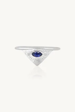 Solaris Sapphire Silver Ring