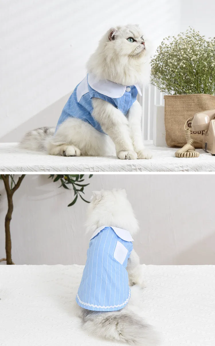 Spring and Summer Pet Baby Skirt Muppet Cat Clothes