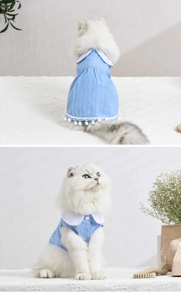 Spring and Summer Pet Baby Skirt Muppet Cat Clothes