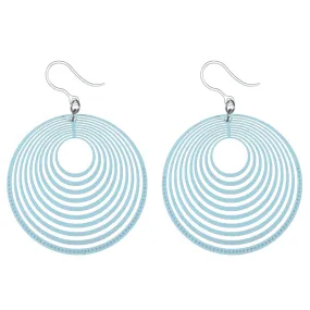 Stacked Hanging Hoop Dangles Hypoallergenic Earrings for Sensitive Ears Made with Plastic Posts