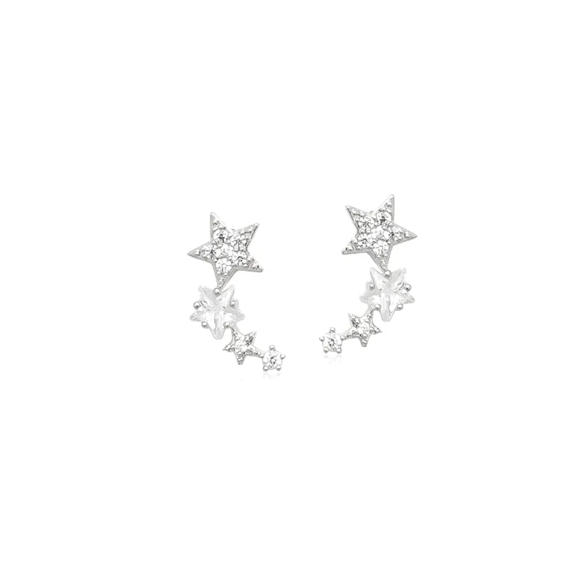 Star Cubic Zirconia Earrings