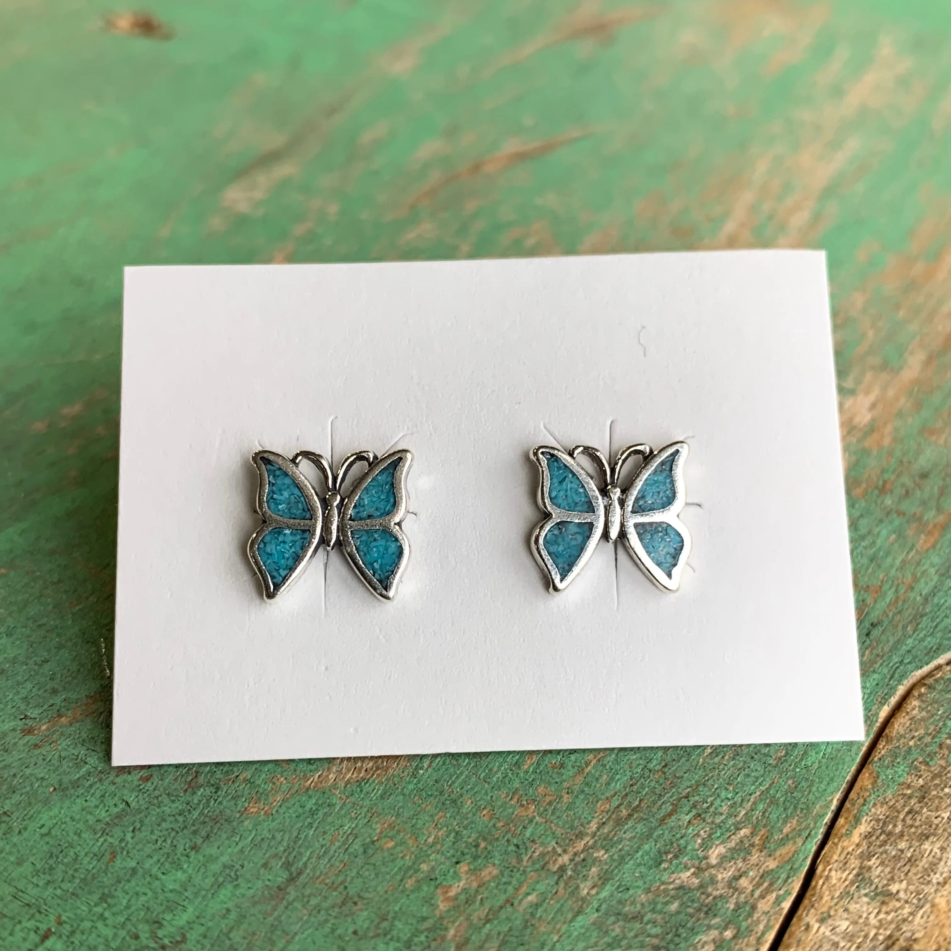 Sterling Silver Butterfly Earrings